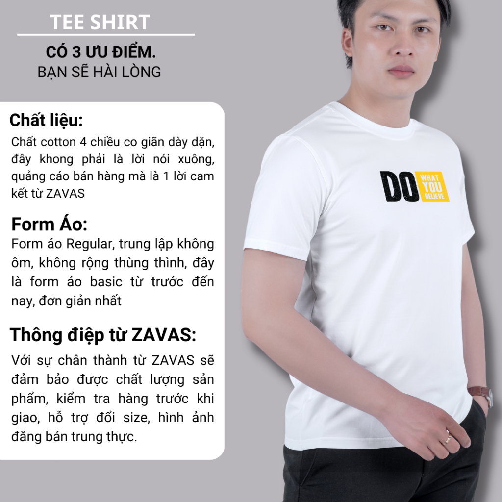 Áo local brand tee nam ngắn tay hàng hiệu cao cấp chất vải dày mịn co giãn 4 chiều thoáng mát ZAVAS - Z15