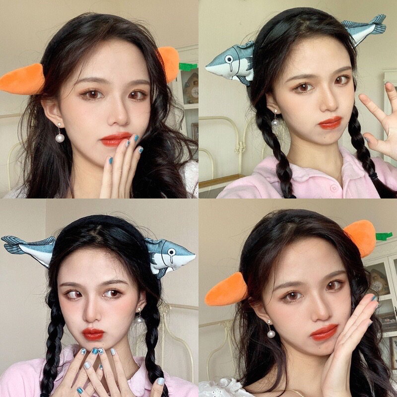 Bờm Cá Thu,Cà Rốt Hot TikTok Phong Cách Hàn Quốc