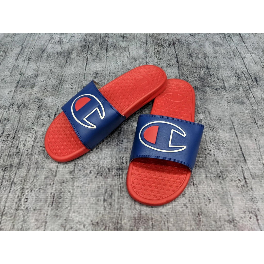 Dép Chính Hãng Champion RED/BLUE Shop Xám Store