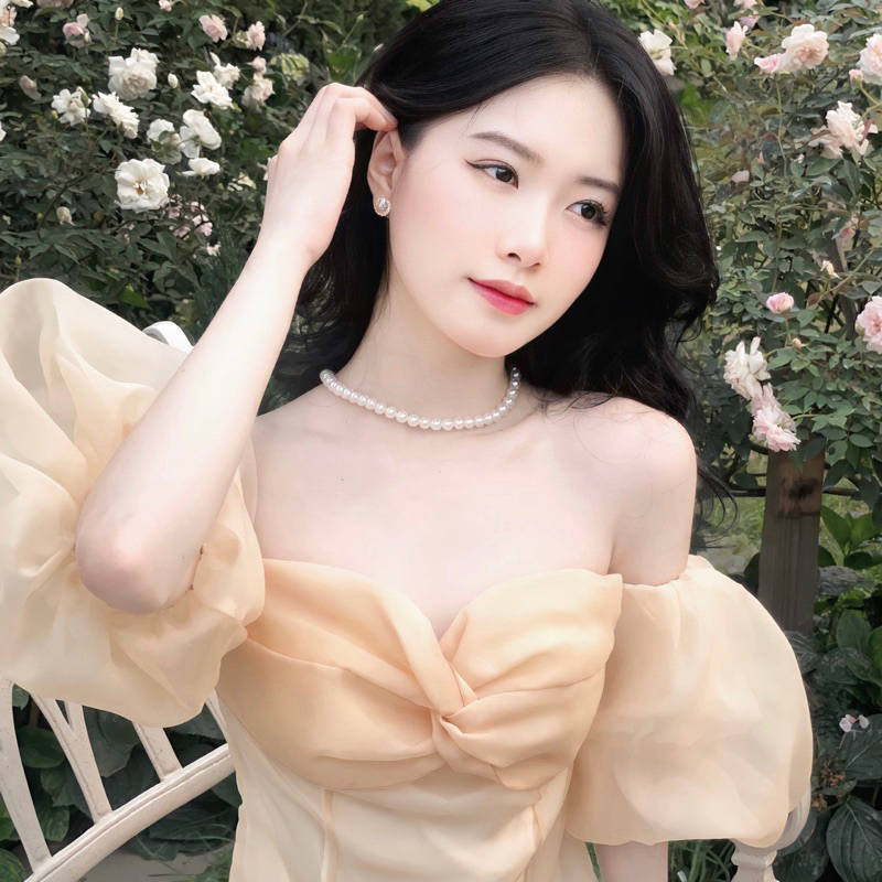 - SET  TIỂU THƯ ÁO XOẮN NGỰC + QUẦN TAFTA CÔNG CHÚA, SANG CHẢNH
