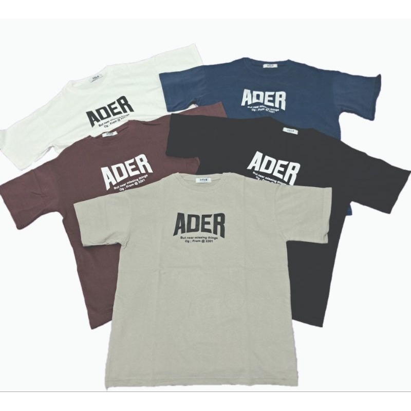 Áo thun ADER 3158 chất cotton mặt nhung, unisex freesize