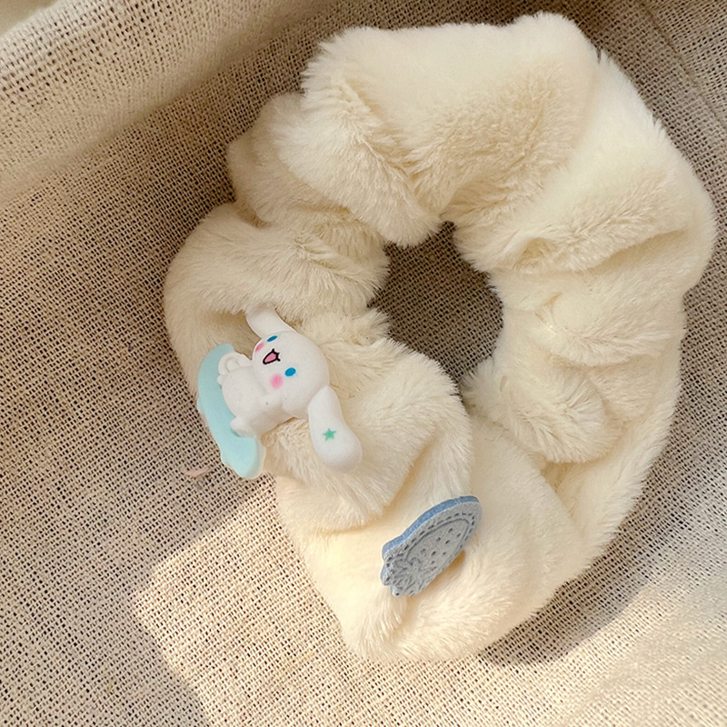 Cột tóc scrunchies bông mix charm Sanrio Mua Tất