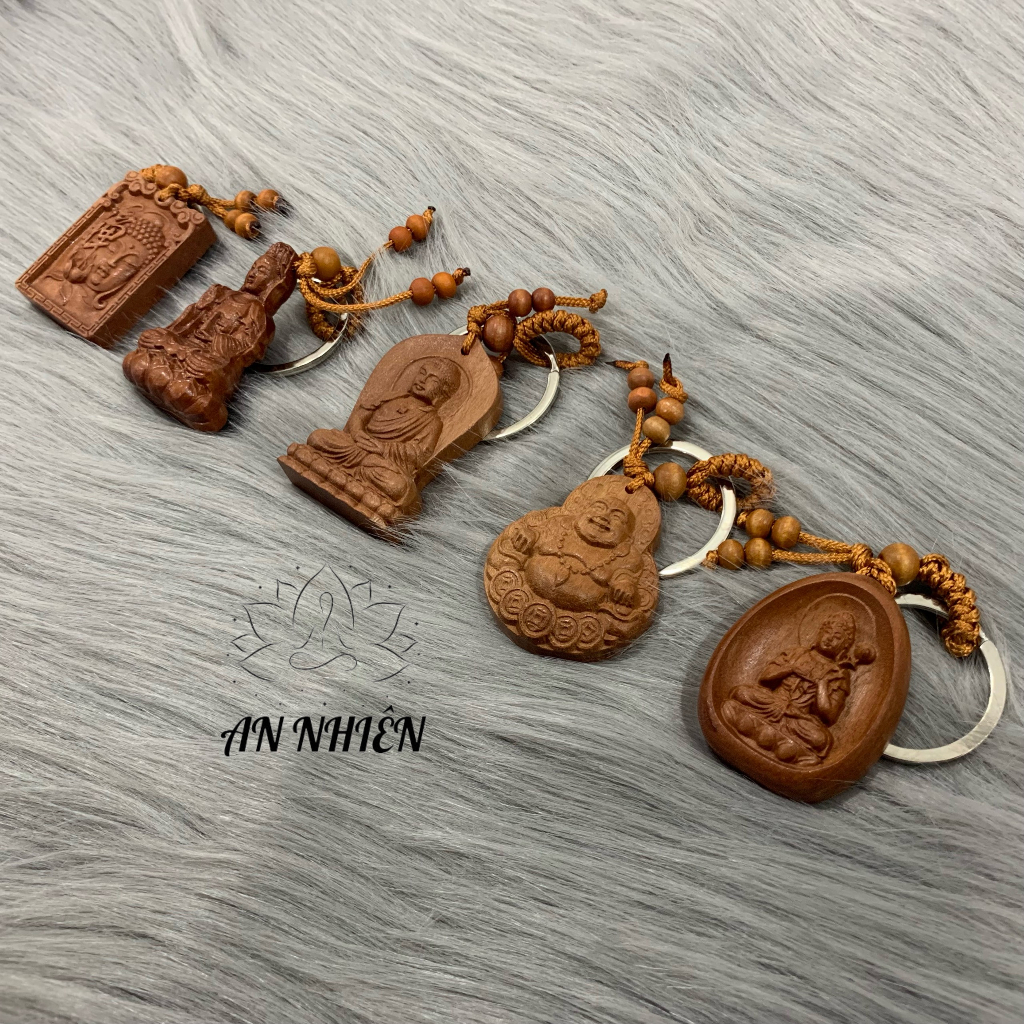 Móc Khoá Gỗ Bình An