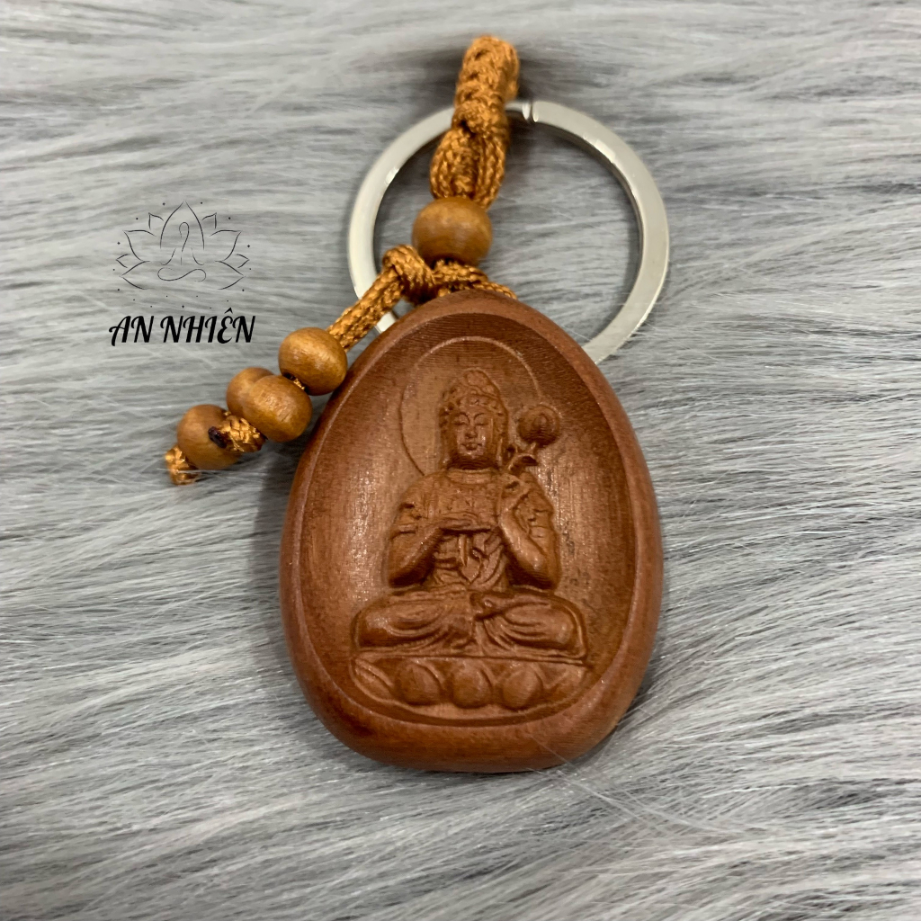 Móc Khoá Gỗ Bình An