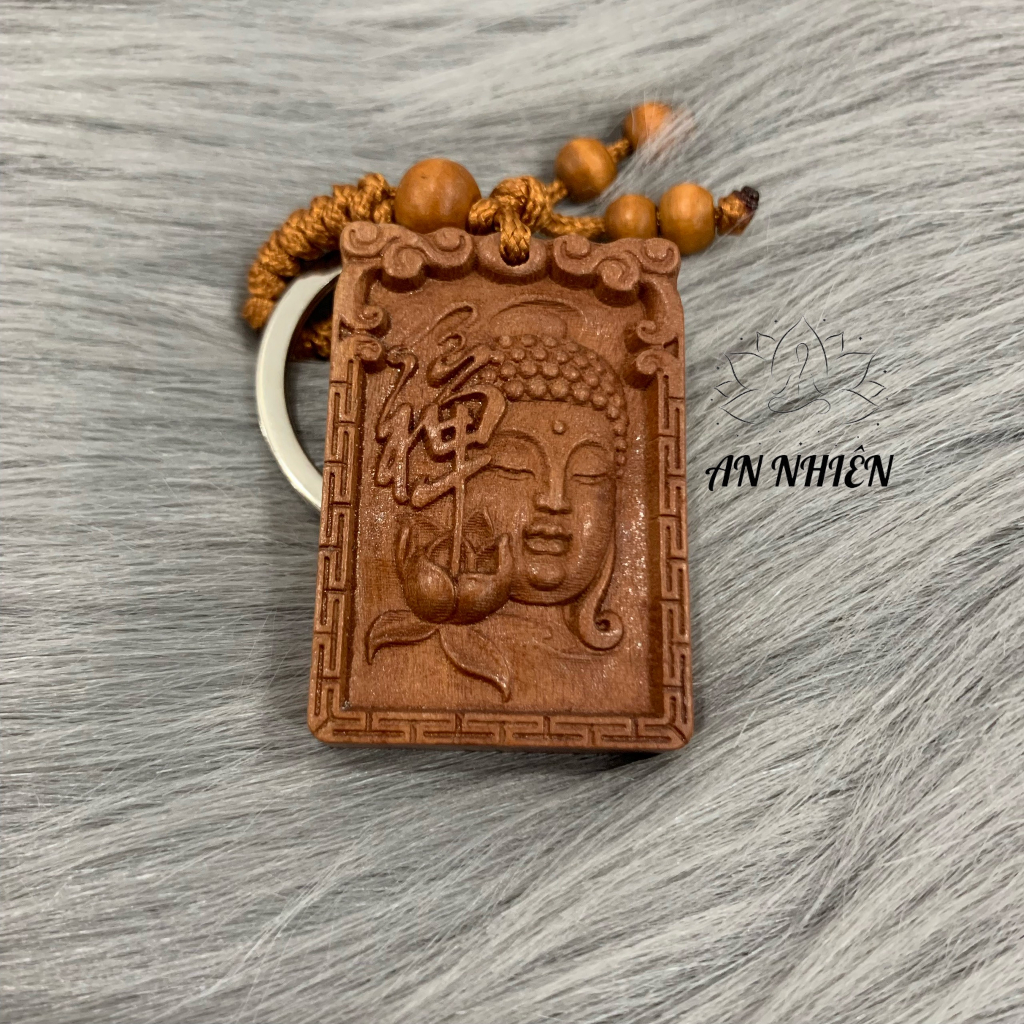 Móc Khoá Gỗ Bình An