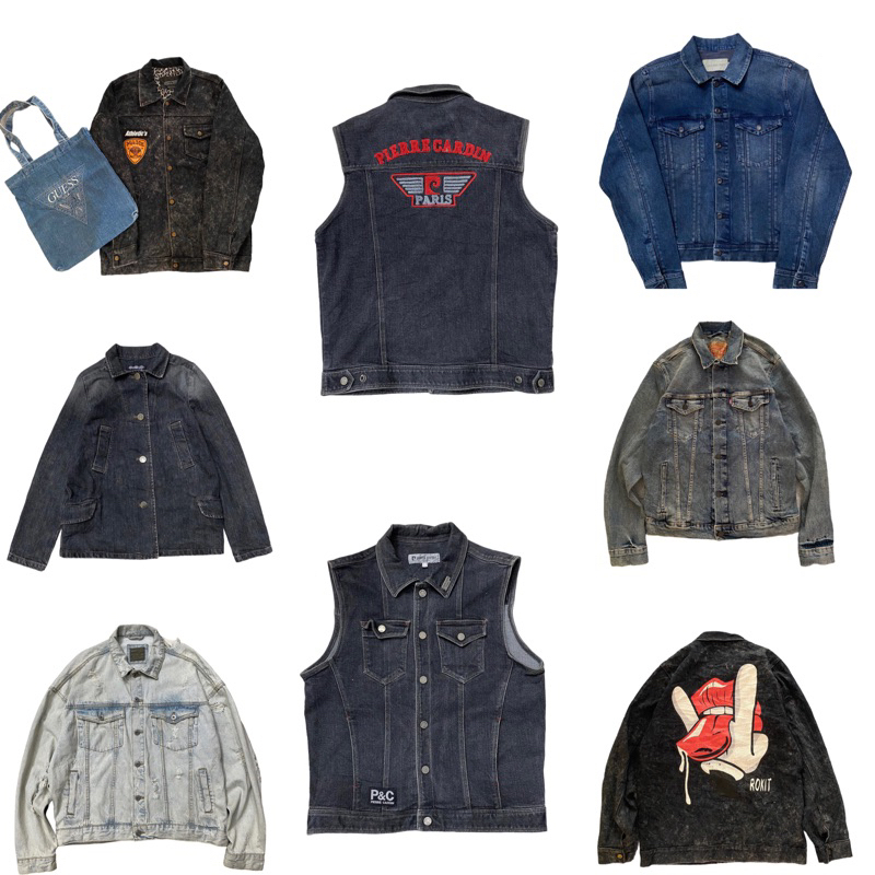 🔥 Áo Khoác Jeans Hiệu , Siêu Phẩm 2Hand ( Denim Jacket Chọn Mẫu ) 🔥