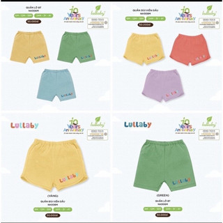 Quần đùi cotton mềm mại cho bé Lullaby