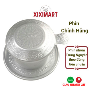 Phin nhôm Trung Nguyên Hoa Văn Trống Đồng In Nổi, Phin Nhôm Trung Nguyên Legend 170ml pha 1ly cà phê