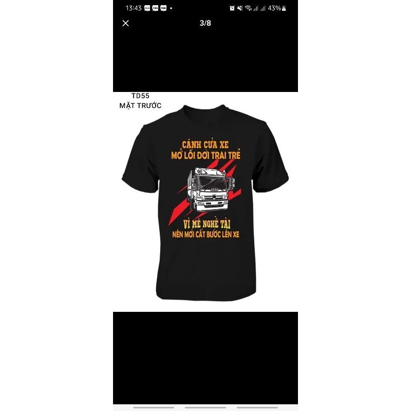 Áo Polo Tài Xế Chất Liệu Poly Thái Co Giãn 4 Chiều Full Size