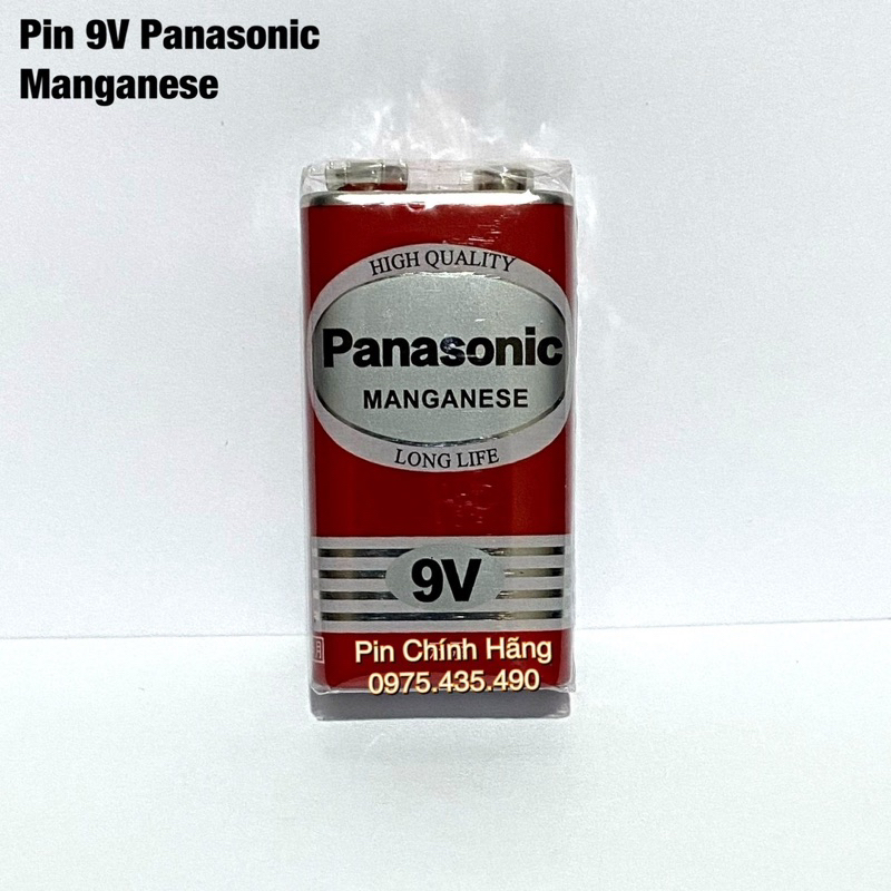 Pin 9V Panasonic 6F22 High Quality Hàng Nhập Khẩu Vỉ 1 Viên