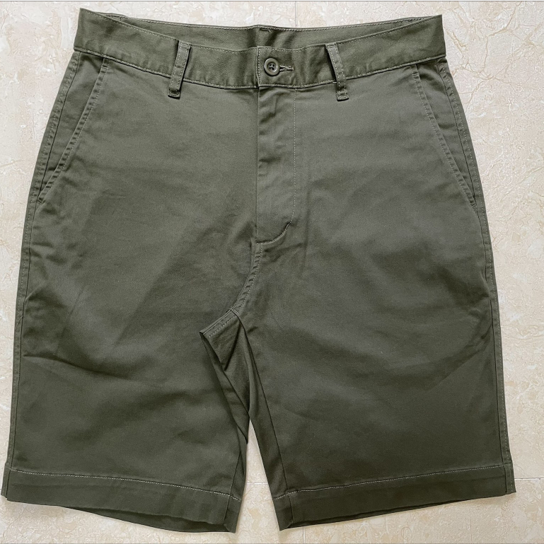 Short Nam uni xuất dư vải kaki co giãn nhẹ