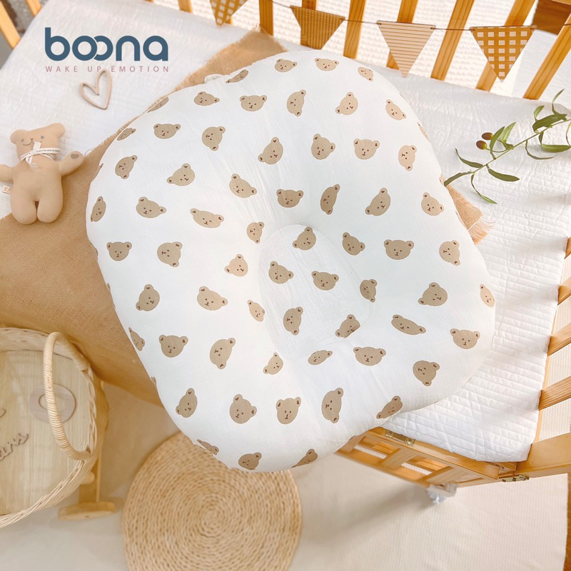 Boona - Gối chống trào ngược Muslin cao cấp BOO0013