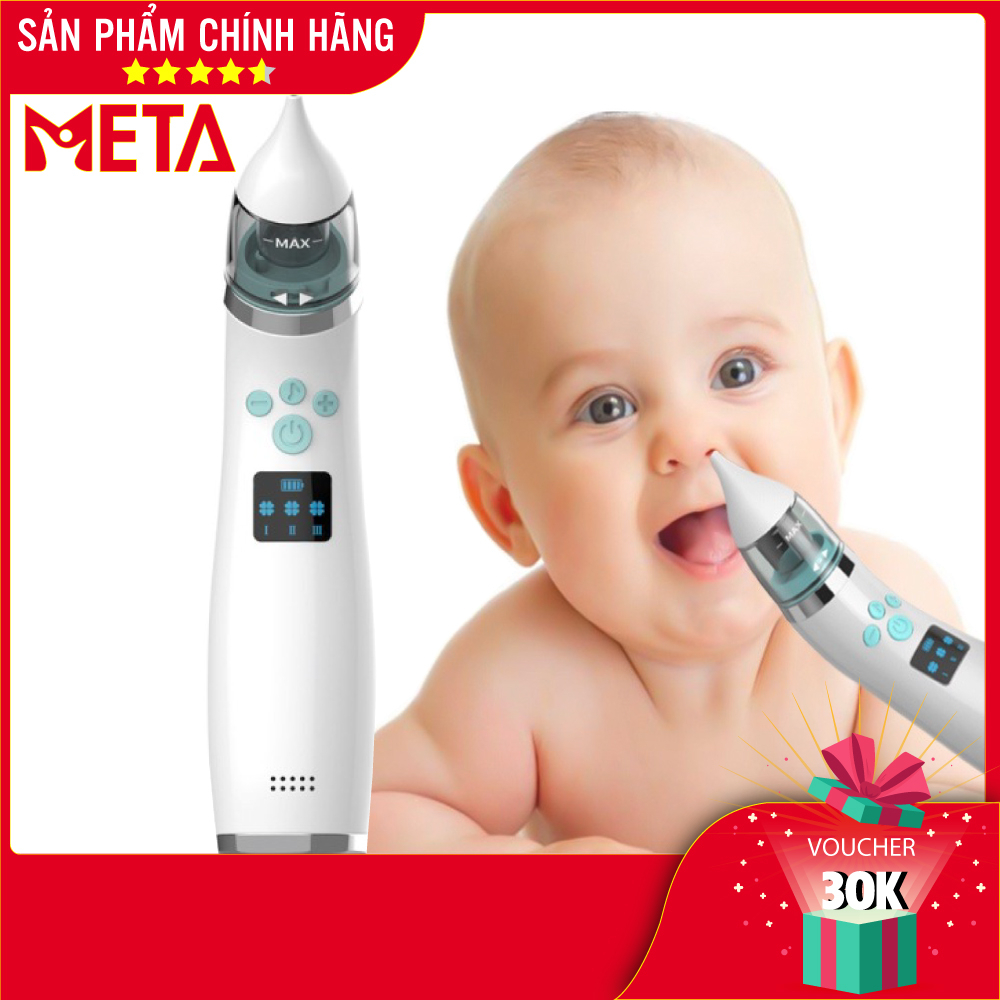Máy hút mũi cho bé sơ sinh, dụng cụ hút mũi cho bé, máy cao cấp lực hút mạnh, đầu hút mềm mại an toàn cho trẻ