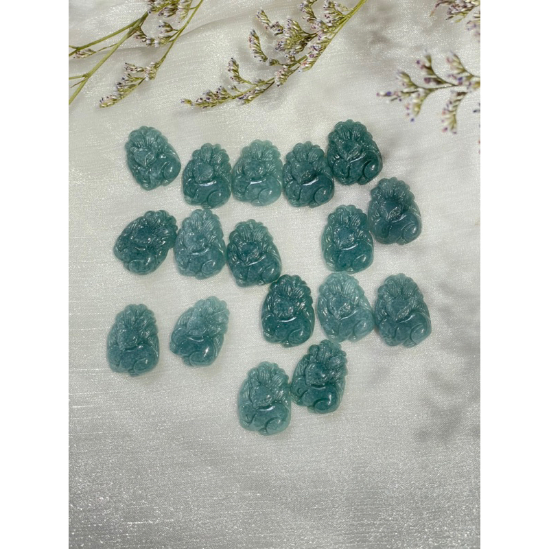 Mặt dây Hồ Ly chúa Lam ngọc