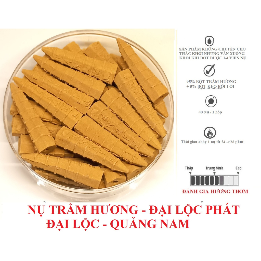 Nụ Trầm Hương Khói chảy Ngược, Nụ Tháp Lục Giác Sử Dụng Thờ cúng, Xông Nhà, Trầm Quảng Nam