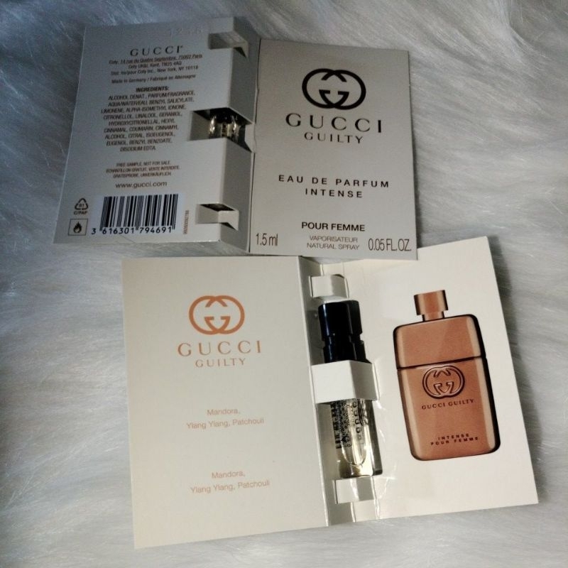 mẫu thử/vial Nước hoa Vial Gucci Guilty Pour Femme EDP Intense