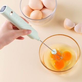 Máy đánh trứng, pha sữa, cà phê đa năng sạc điện 3 tốc độ-[#923]