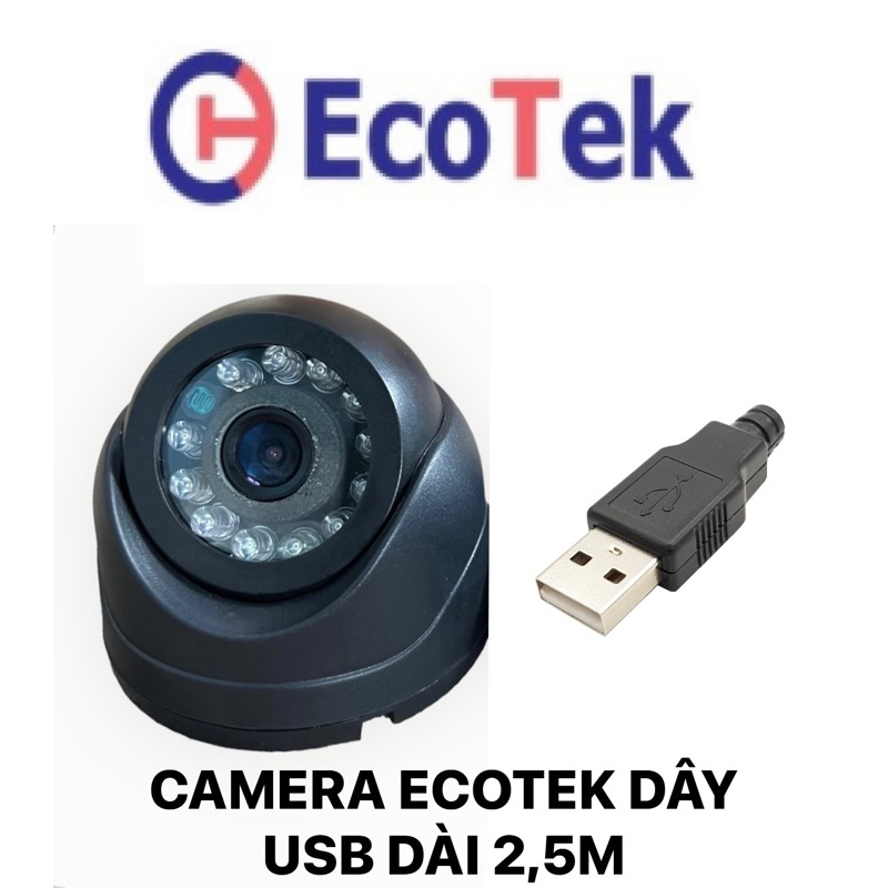 Camera tập lái có hồng ngoại chính hãng Ecotek