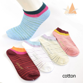 Tất vớ nữ [ Made in VietNam ] Tất cổ ngắn - Sợi cotton thoáng mát