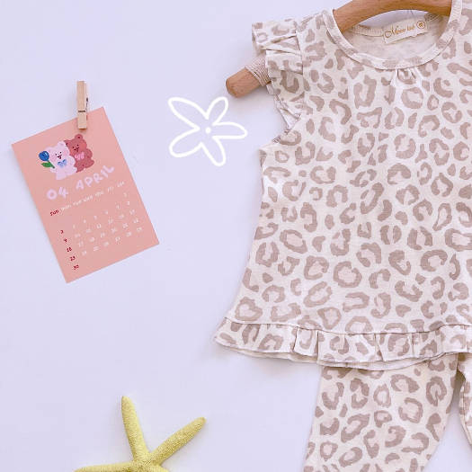 Bộ Bé Gái Quần Ngố Thun Bozip Mát Mịn Siêu Cưng