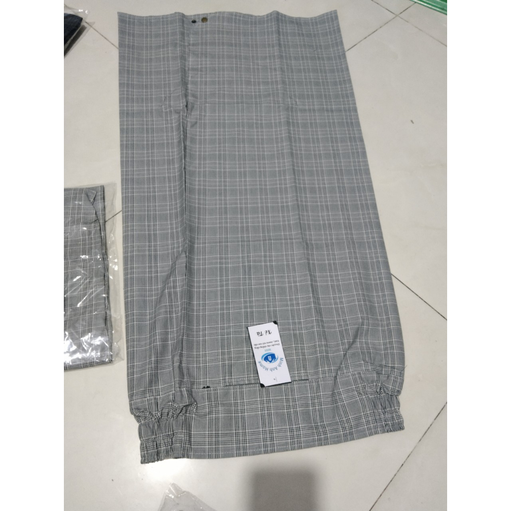 Váy Chống Nắng Kaki xẻ tà ngồi xe máy cao cấp dày dặn, dán nút chắc chắn, nút bấm chân