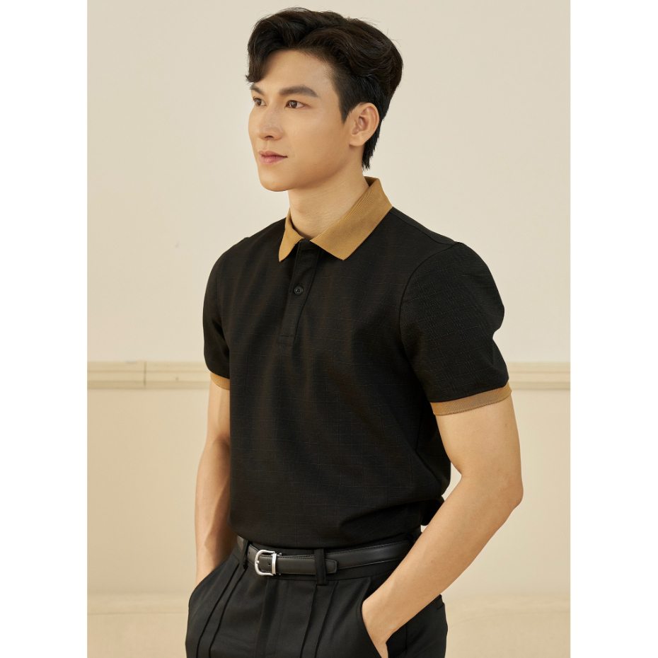 Áo Thun Polo Nam Cổ Bẻ Vải Cotton Jacquard Dệt Kim Xuất Xịn Chuẩn Form Sang Trọng ,Thanh Lịch Thương Hiệu Mr Twins