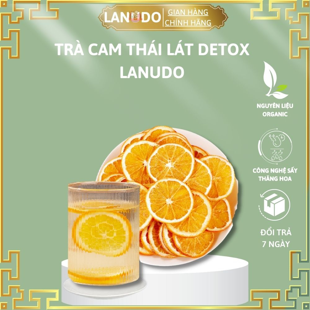 Cam Thái Lát Sấy Khô 100gr Trà Cam Vàng Khô Tự Nhiên Thơm Ngon Thanh Mát Trà Detox Hoa Quả Món Quà Cho Sức Khỏe