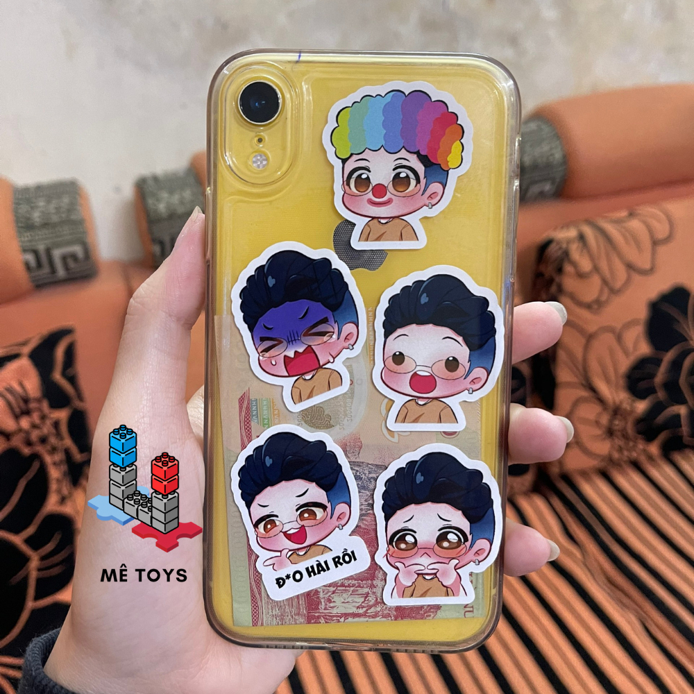 Hình dán Sticker Nhân Vật Duy Lê Hài Hước, Vui Nhộn