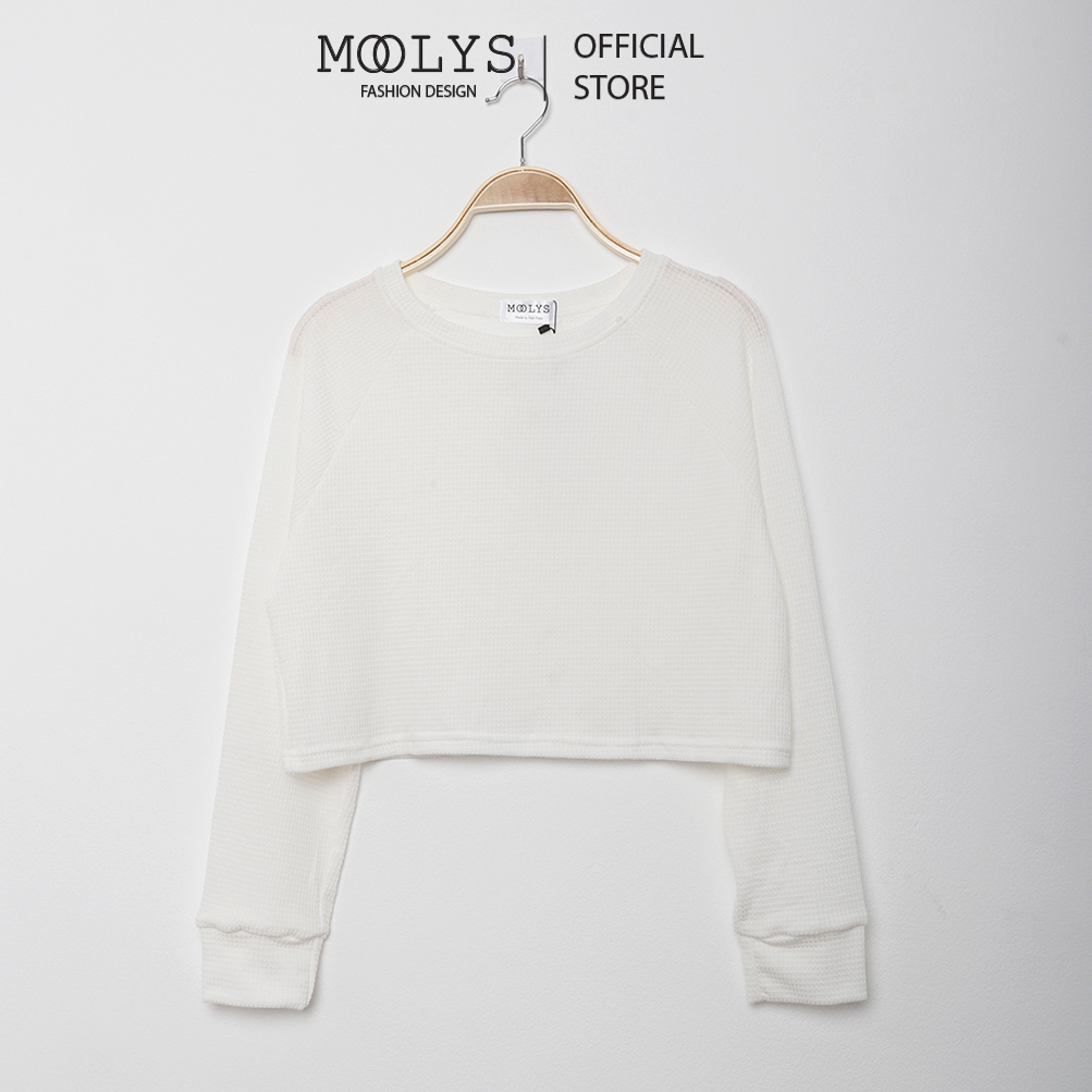 Áo croptop dài tay basic Moolys MC007