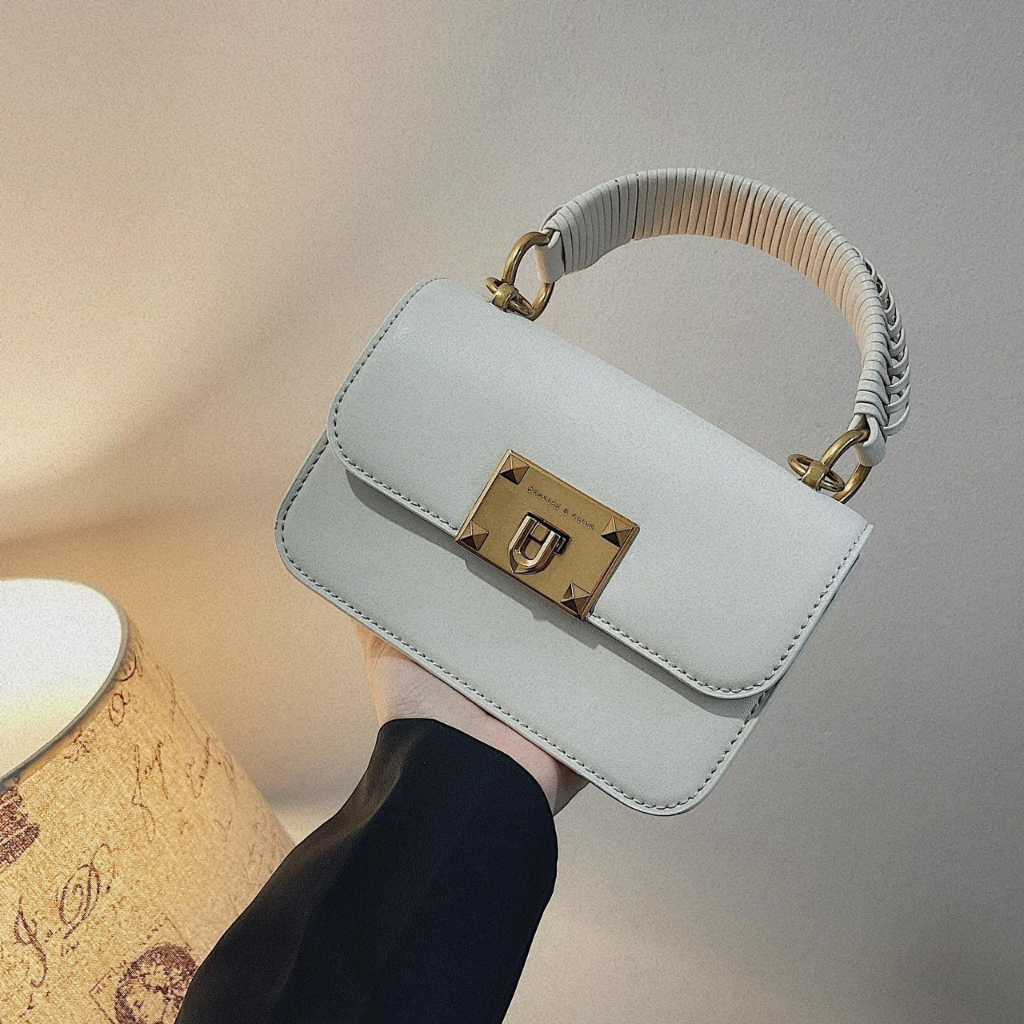 Túi quai đan khóa vuông chất siêu đẹp xuất dư 1:1 #TX036