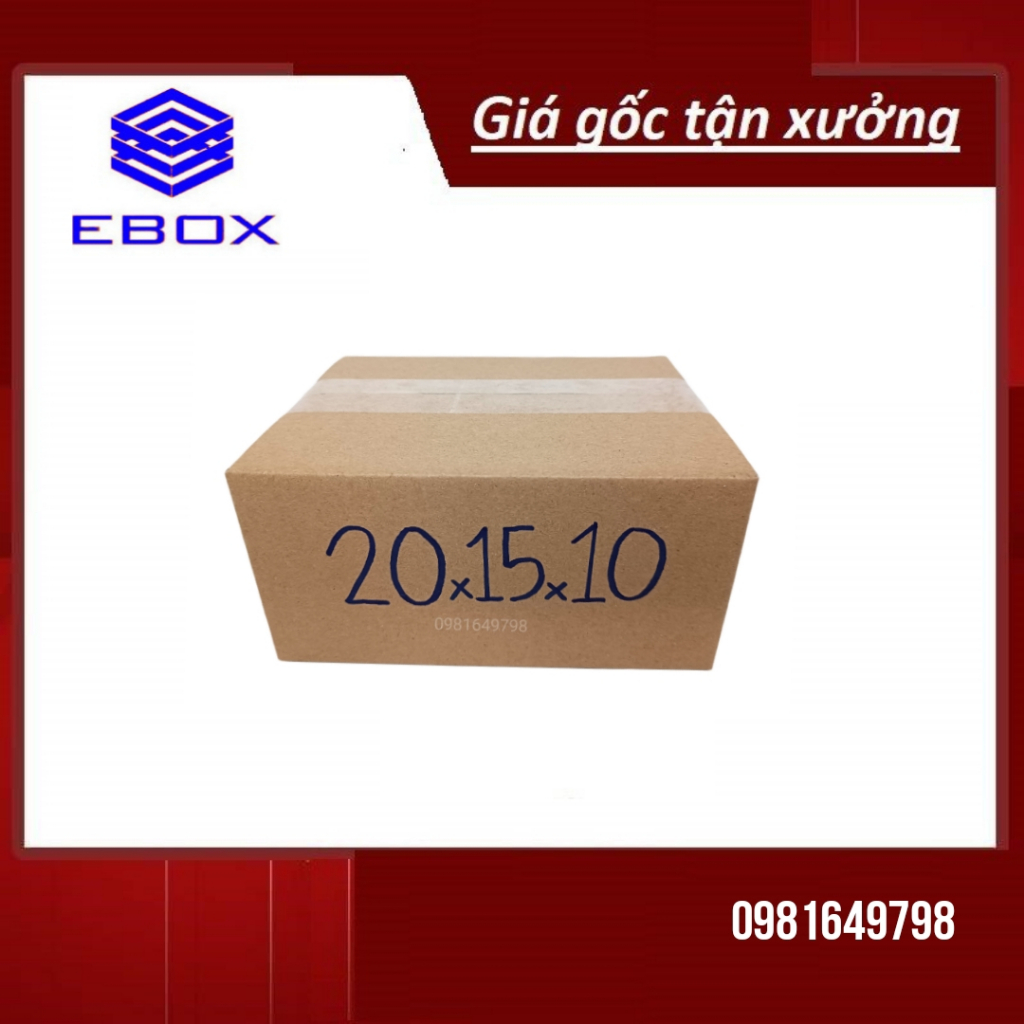 20x15x10 Hộp carton đóng hàng