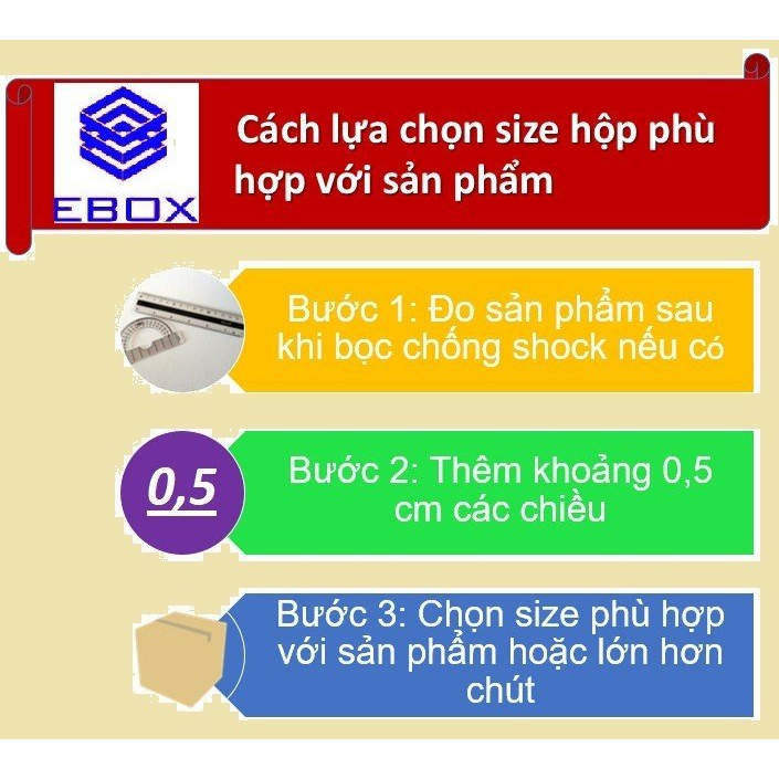 10x6x6 Combo 10 Hộp carton đóng hàng