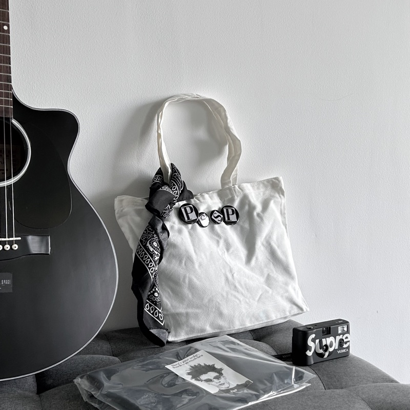 [ Túi TOTE trắng _ TOTEBAG _ PssP.studio ]