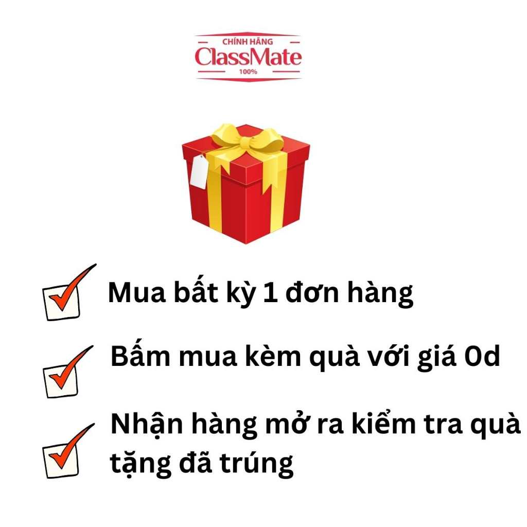 Quà tặng may mắn bất ngờ từ Classmate