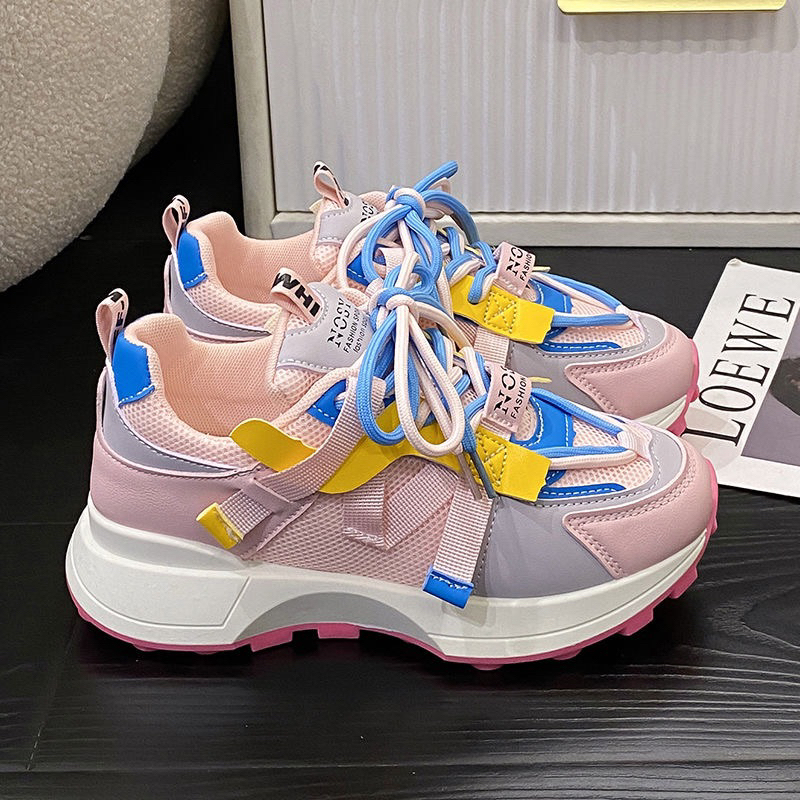 Giày thể thao nữ đế cao su non đúc nguyên phom