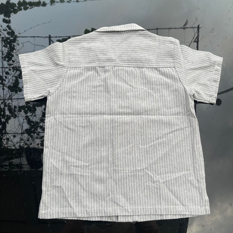 Sơ mi cộc tay bé trai Ikka