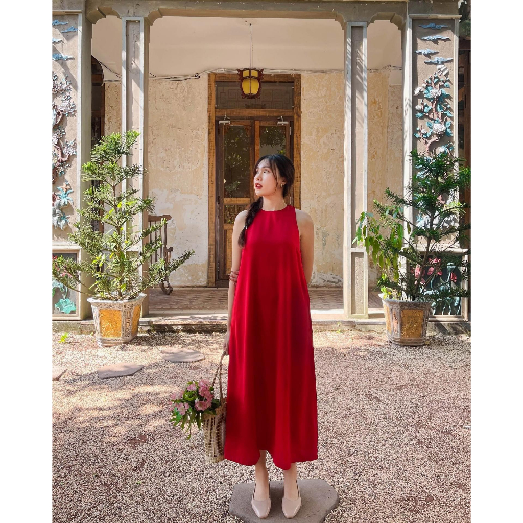 Đầm maxi lụa cao cấp