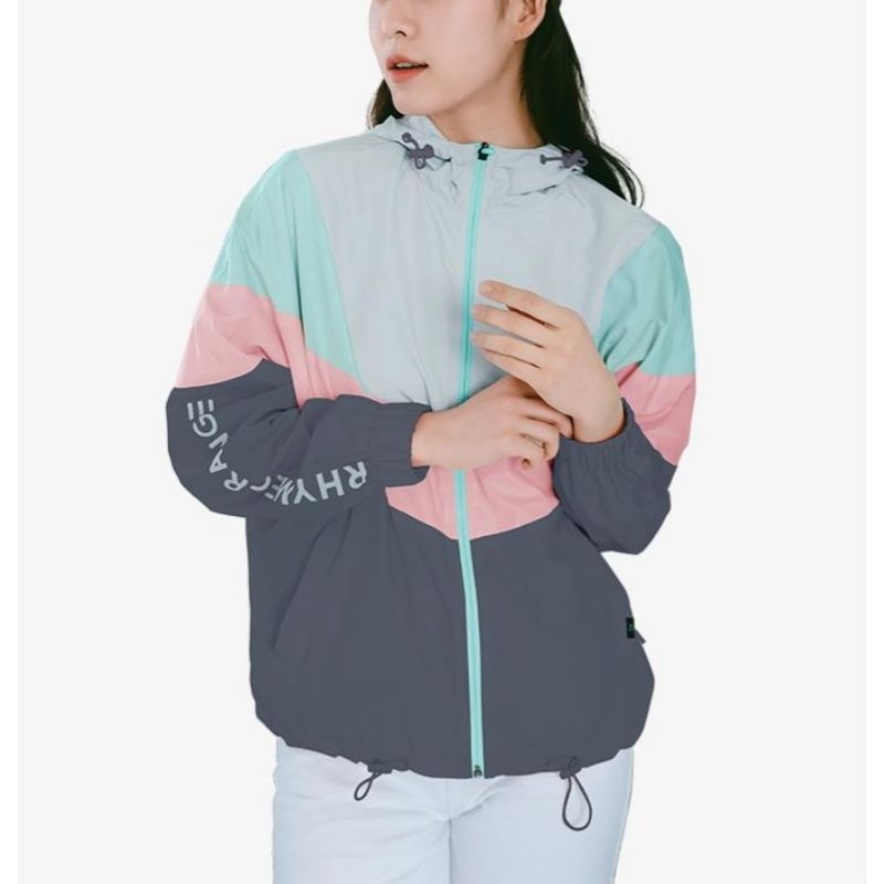 Áo Khoác Dù Nữ Trượt Nước Xu Hướng Mới - Lime Orange Newtro Windstopper size L