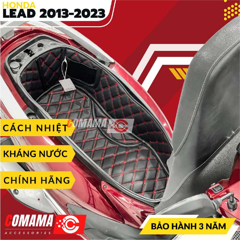 Thảm Lót Cốp Xe Máy Da 5D Comma Honda Lead Cách Nhiệt Chống Sốc