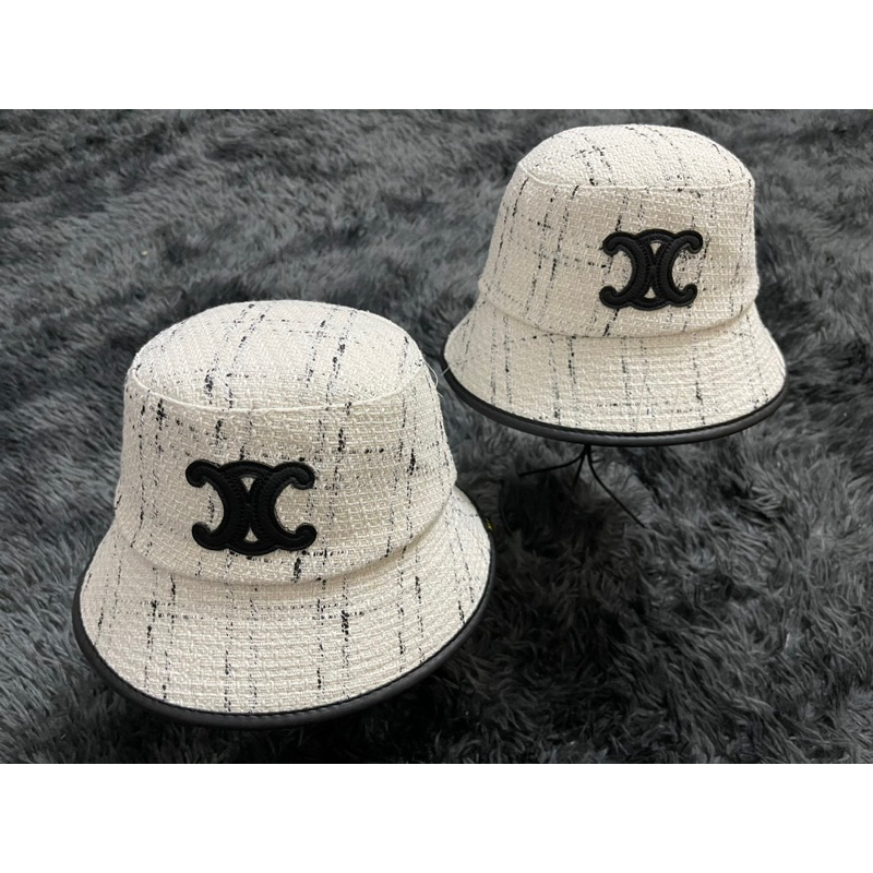 Nón bucket bo tai bèo chà neo thêu vành sọc nam nữ thời trang xịn đẹp