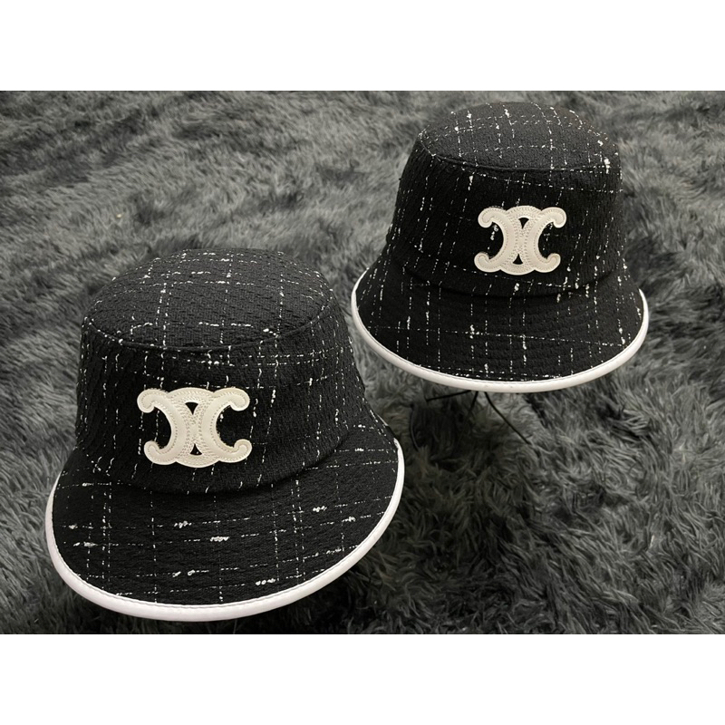 Nón bucket bo tai bèo chà neo thêu vành sọc nam nữ thời trang xịn đẹp