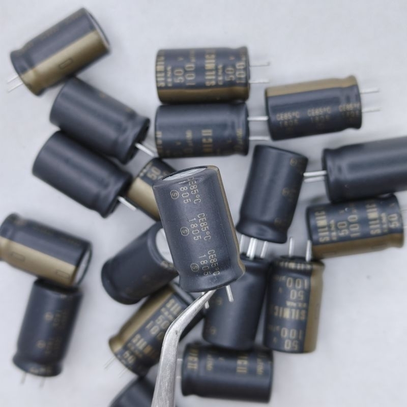 Tụ 50v 100uF Elna silmic II