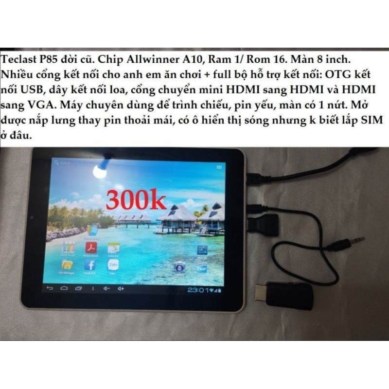 MTB Tecl P85 cũ + phụ kiện