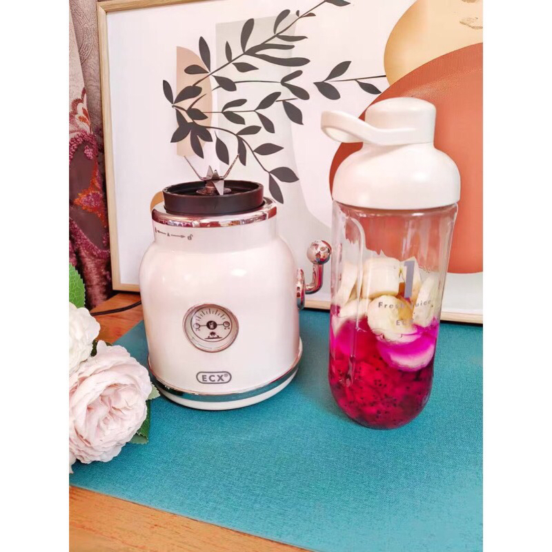 Máy xay sinh tố rau củ quả EXC phong cách Retro công suất 300