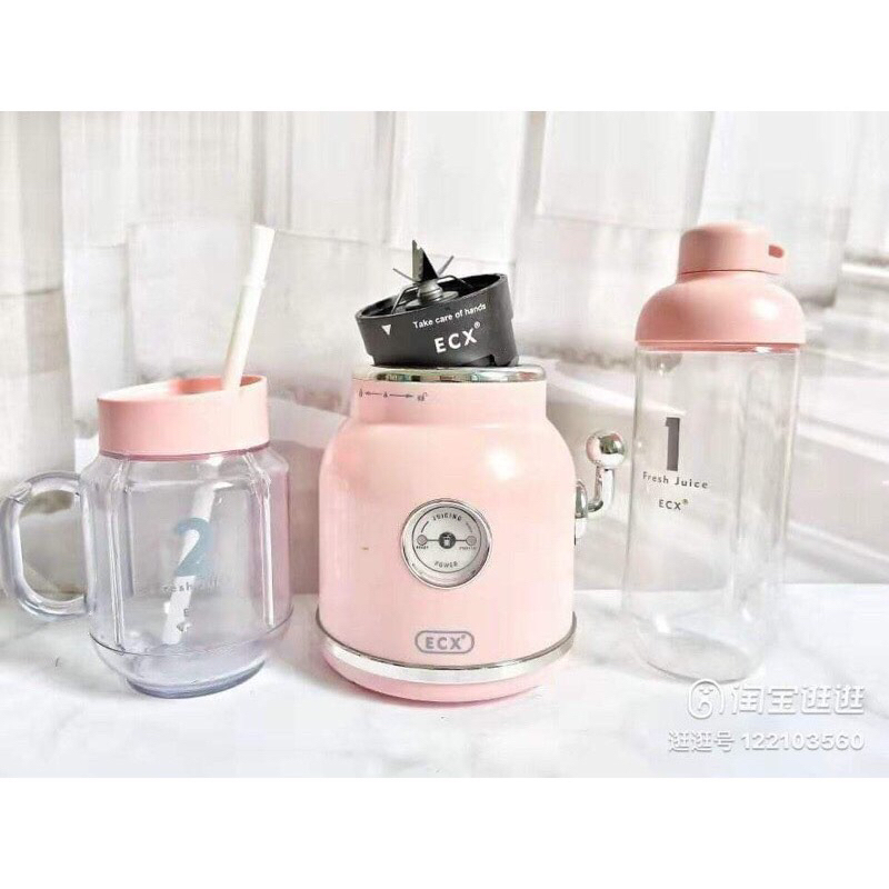 Máy xay sinh tố rau củ quả EXC phong cách Retro công suất 300