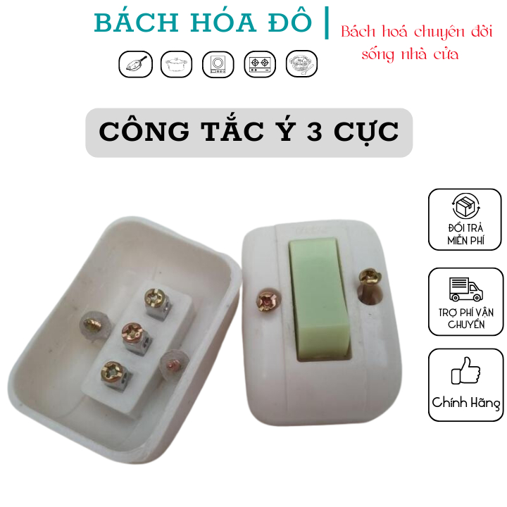 CÔNG TẮC Ý 3 CỰC