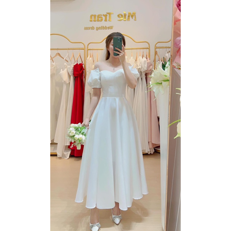 Đầm thiết kế - váy xoè - váy cưới đi bàn