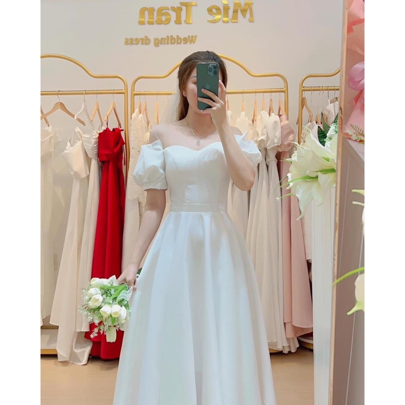 Đầm thiết kế - váy xoè - váy cưới đi bàn