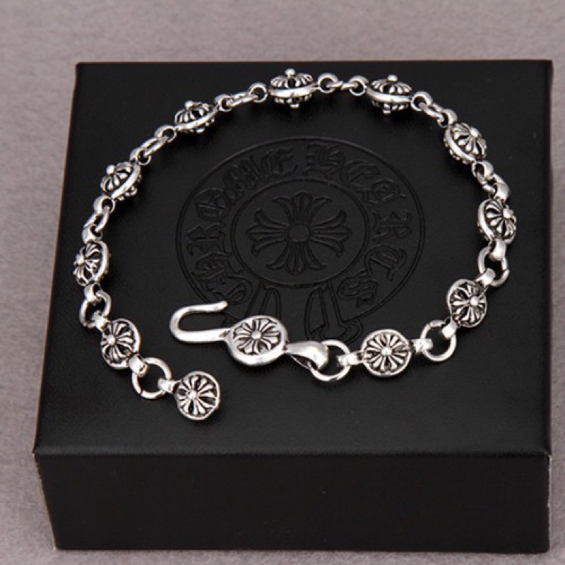 ⚡️HÀNG SẴN⚡️VÒNG TAY CHROME HEART Thép Titan CH-171 -Lắc tay Chrome heart Bản Nhỏ/ Chrome heart brac