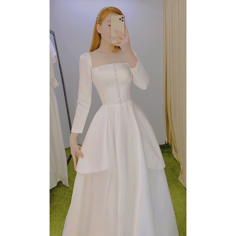 Đầm cô dâu - váy cưới đi bàn cô dâu - đầm thiết kế cao cấp - weddingdress